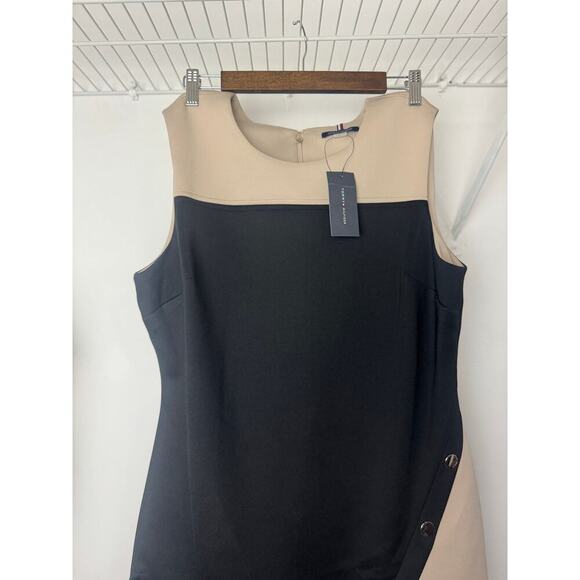 Tommy Hilfiger Colorblocked Jersey Dress Size 16 - Picture 3 of 11